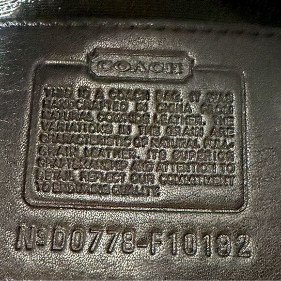 COACH F10192 Vintage SoHo Leather Handbag & Matching SoHo Wallet EUC!! - Picture 14 of 14